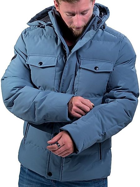 Poolman Winterjacke Winterjacke mit Kapuze mit abnehmbarer Kapuze und Stehk günstig online kaufen