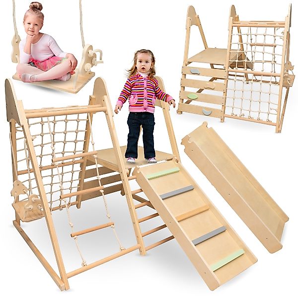 Mamabrum Lernspielzeug Mamabrum 5-in-1 Holzspielplatz für günstig online kaufen