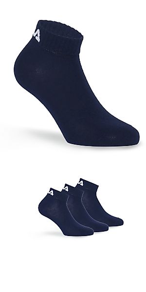 Fila Kurzsocken "UNISEX INVISIBLE PLAIN SOCKS" 3 Paar tlg. mit Logostickere günstig online kaufen