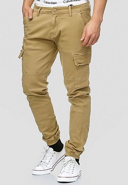 Indicode Cargohose Herren August Cargo Hose Herrenhose mit 6 Taschen günstig online kaufen