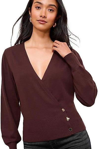 Friends Like These Strickjacke Friends Like These Wickel-Strickjacke mit Kn günstig online kaufen