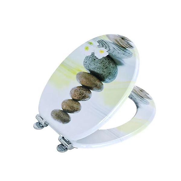 SINOBATH WC Sitz Mit Absenkautomatik MDF Holzkern H357 günstig online kaufen