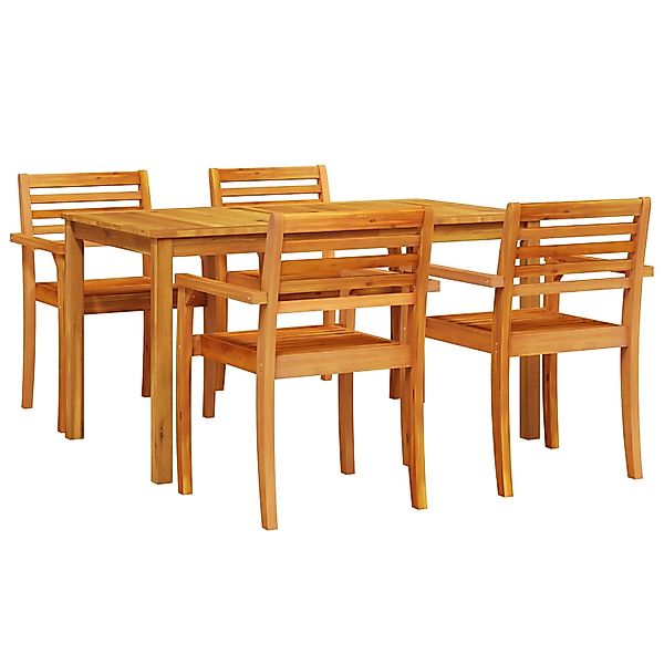 vidaXL 5-Teiliges Garten-Essset aus Massivem Akazienholz 3375663 günstig online kaufen
