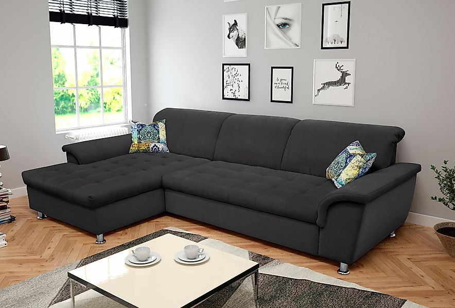 DOMO collection Ecksofa Franzi, wahlweise mit Bettfunktion, Bettkasten und günstig online kaufen