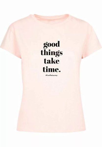 Merchcode T-Shirt Merchcode Damen Ladies Good Things Take Time Box Tee (1-t günstig online kaufen