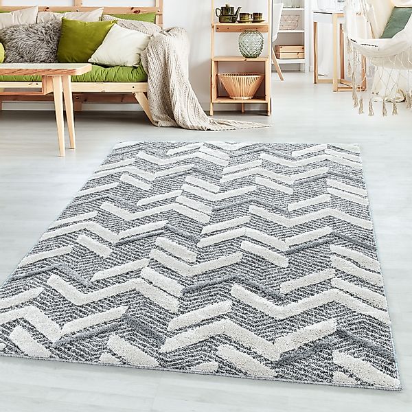 SIMPEX24 Teppich Berber Design, Rund, Höhe: günstig online kaufen