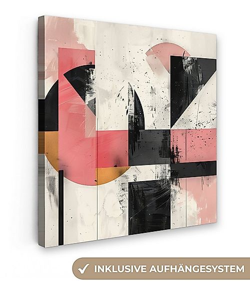 OneMillionCanvasses® Leinwandbild Rosa - Abstrakt - Ästhetisch - Modern - F günstig online kaufen