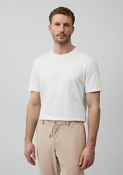 s.Oliver Kurzarmshirt T-Shirt T-Shirt mit Crew Neck aus mercerisiertem Baum günstig online kaufen