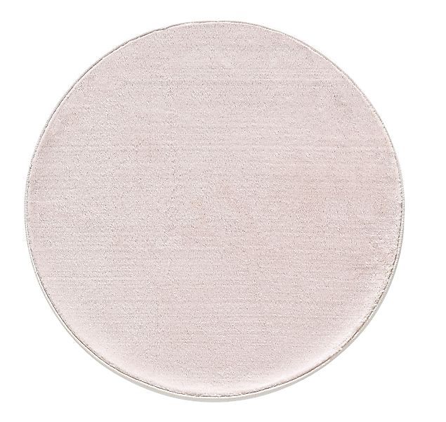 Carpettex Hochflor-Teppich Unicolor - Einfarbig, Rund, günstig online kaufen