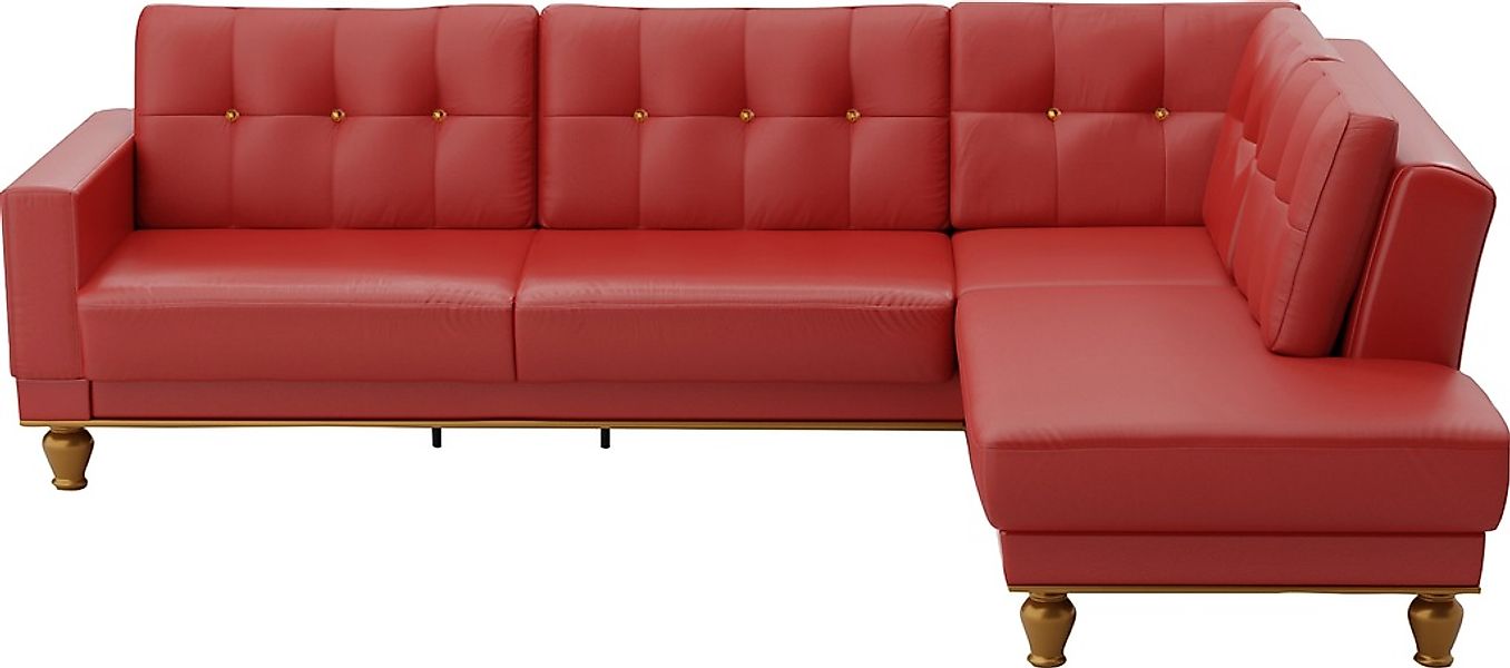 sit&more Ecksofa "Orient 5 L-Form", mit Strass-Stein, wahlweise mit Bettfun günstig online kaufen