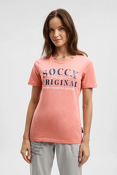 SOCCX Rundhalsshirt aus Baumwolle günstig online kaufen