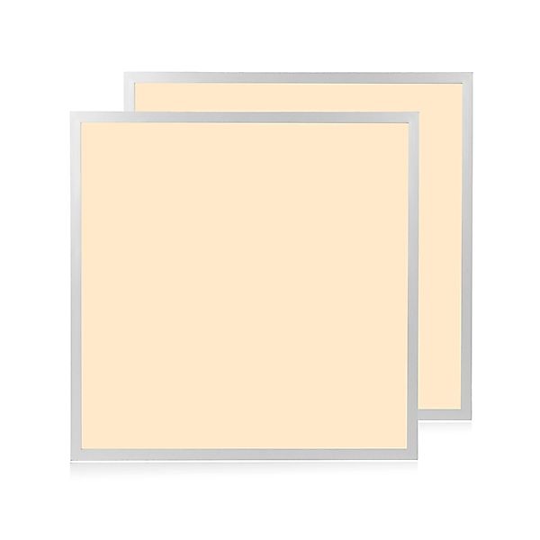 LUXULA 2er-Set LED Panel 62x62 cm 36W 3600lm 3000K Warmweiß  Büro- Deckenle günstig online kaufen