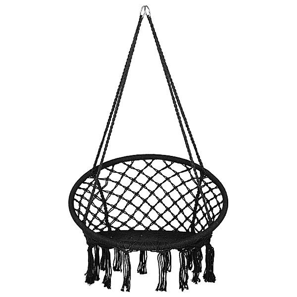 Beliani Hängesessel Schwarz 61x51x107 günstig online kaufen