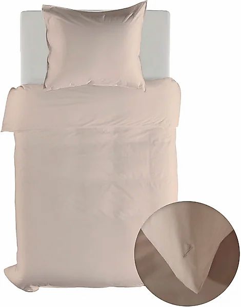 YELLOW Bettwäsche »Suite-Casablanca« 2 Stk. tlg. Uni, 100% Baumwolle ab 135 günstig online kaufen