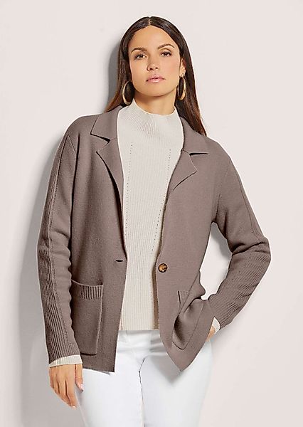 MADELEINE Strickjacke Strickblazer mit Kaschmir günstig online kaufen