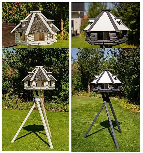 DSH DEKO SHOP HANNUSCH Vogelhaus V13 XXL Stein in weiß oder grau günstig online kaufen