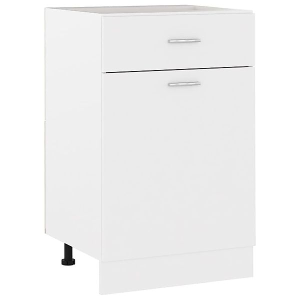 DOTMALL Auszugsunterschrank Schubunterschrank Weiß 50x46x81,5 cm günstig online kaufen