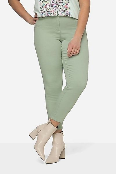 MIAMODA Funktionshose Twillhose Slim Fit Paillettenstreifen günstig online kaufen