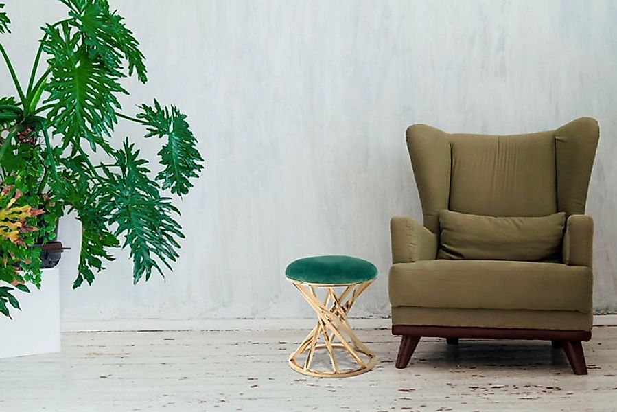 Kayoom Sitzhocker »Hocker Wesley 325,Sitzpouf in elegantem Design, Gestell günstig online kaufen