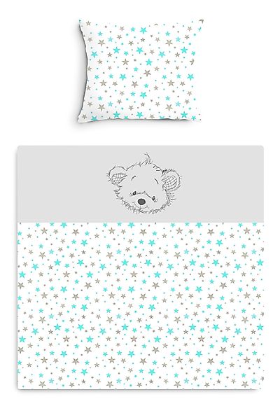 Amilian Babybettwäsche Kinderwagenset - 2tlg. Kinderbettwäsche günstig online kaufen