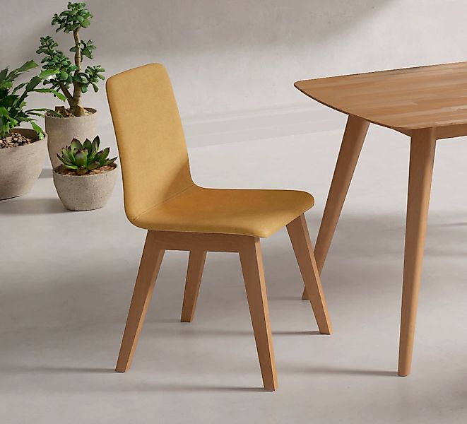 Home affaire Stuhl "Sandy" () 2 Stk.mit verschiedenen Stuhlbeinfarben und F günstig online kaufen