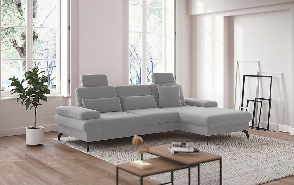 sit&more Ecksofa »Morris L-Form, inkl. Sitztiefenverstellung« wahlweise mit günstig online kaufen