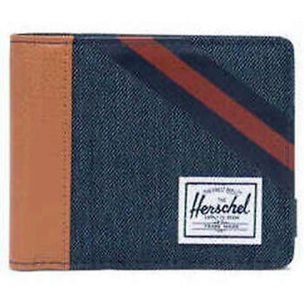 Herschel  Geldbeutel Roy RFID Indigo Denim/Synthetic Leather Stripe Peacoat günstig online kaufen