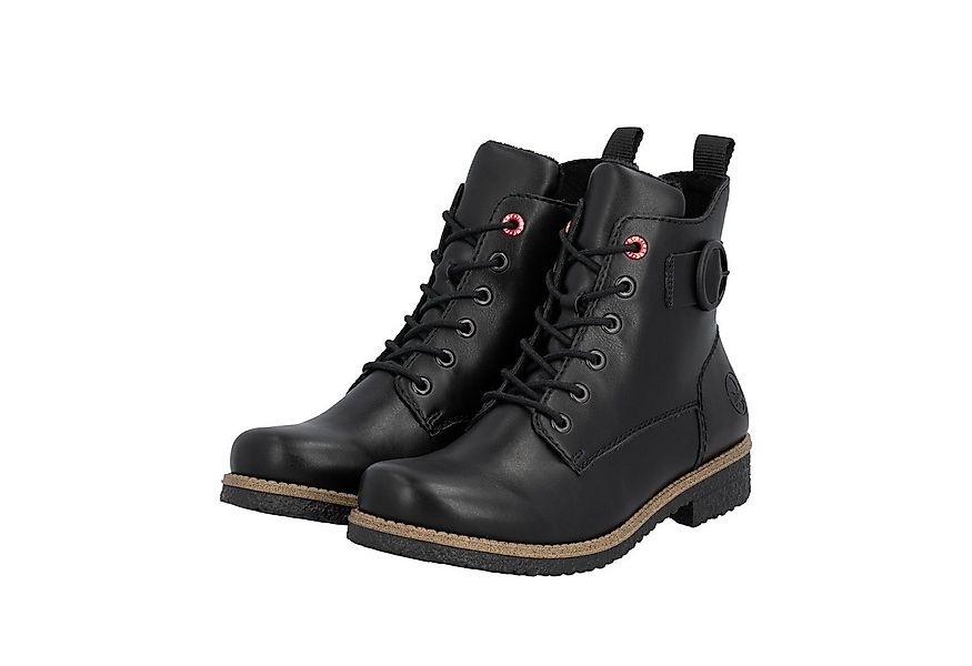 Rieker Schnürstiefelette Schnürboots, Stiefelette, Blockabsatz mit dekorati günstig online kaufen