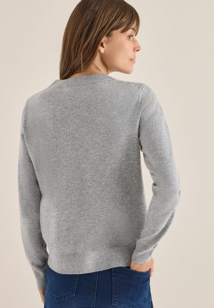 Cecil Strickpullover mit Rundhalsausschnitt günstig online kaufen