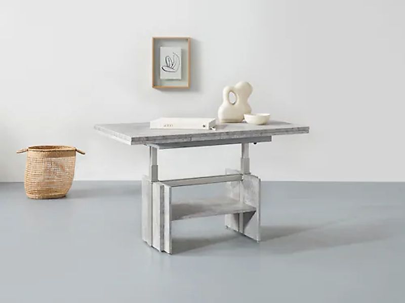 HELA Couchtisch »Funktionscouchtisch Henner« höhenverstellbar und ausziehba günstig online kaufen