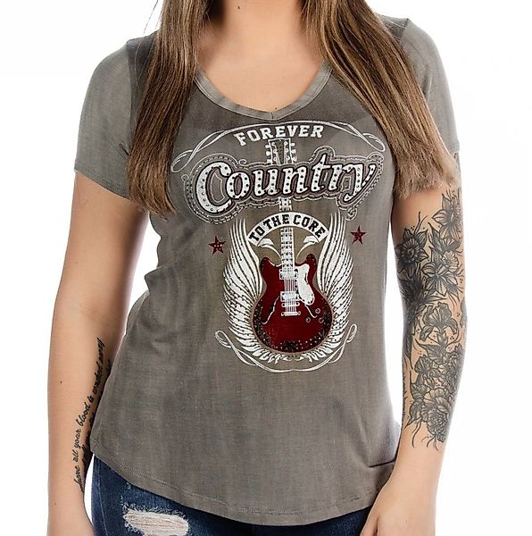 Westernlifestyle T-Shirt Forever Country T-Shirt Westernshirt günstig online kaufen