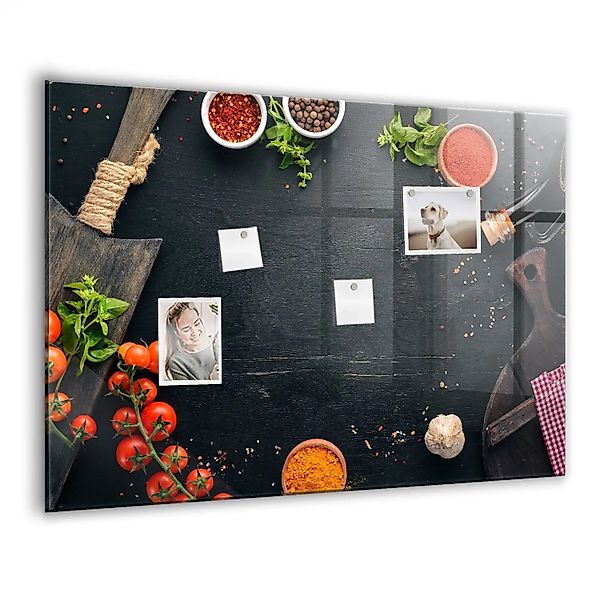 Tulup Beschreibbare Magnettafel Küchenaccessoires 100x70 cm Beschreibbare M günstig online kaufen