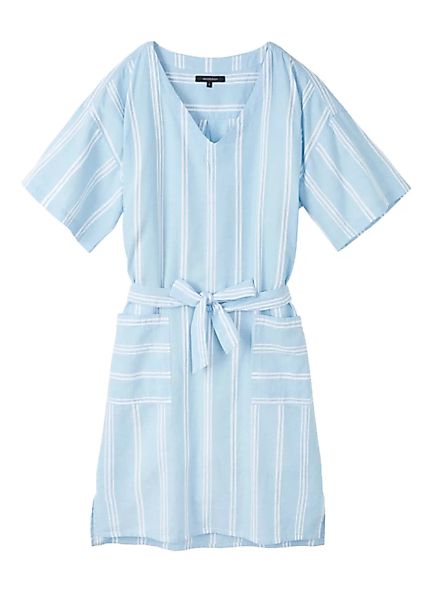 Damen Kleid Aus Leinen Und Baumwolle (Bio) | Dress #Stripes günstig online kaufen