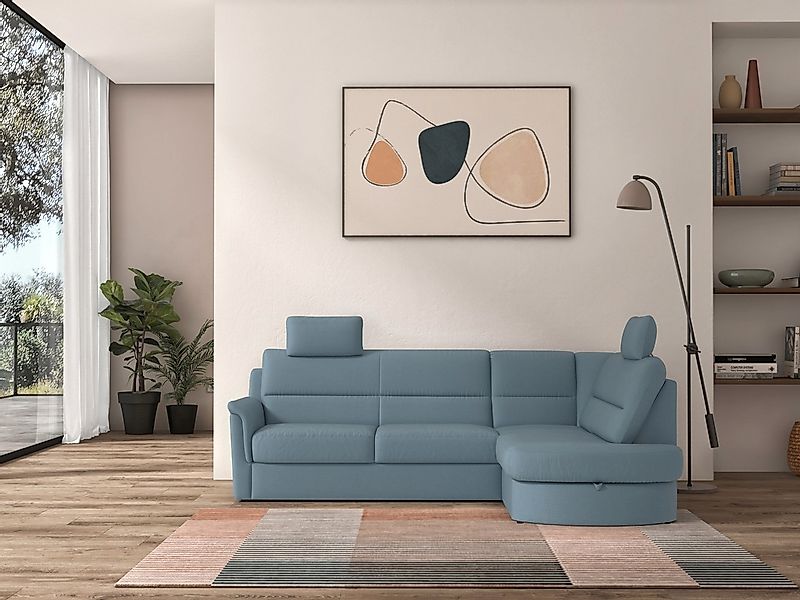 sit&more Ecksofa »Panini L-Form«, wahlweise mit Bettfunktion und Bettkasten günstig online kaufen