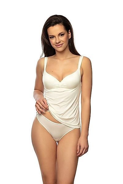 Viania BH-Hemd 101652 (1-tlg) mit Bügel und gefütterten Cups Farbe Cream günstig online kaufen