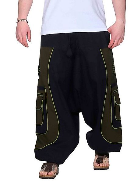 KUNST UND MAGIE Haremshose Cargohose Hippie Haremshose Goahose Flower of Li günstig online kaufen