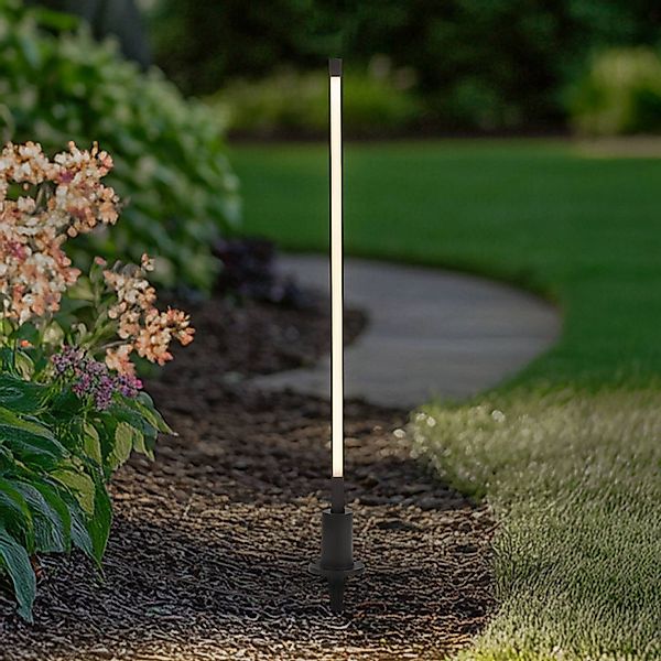 Lindby LED-Wegeleuchte Neano, 80 cm, schwarz, Metall, IP65 günstig online kaufen