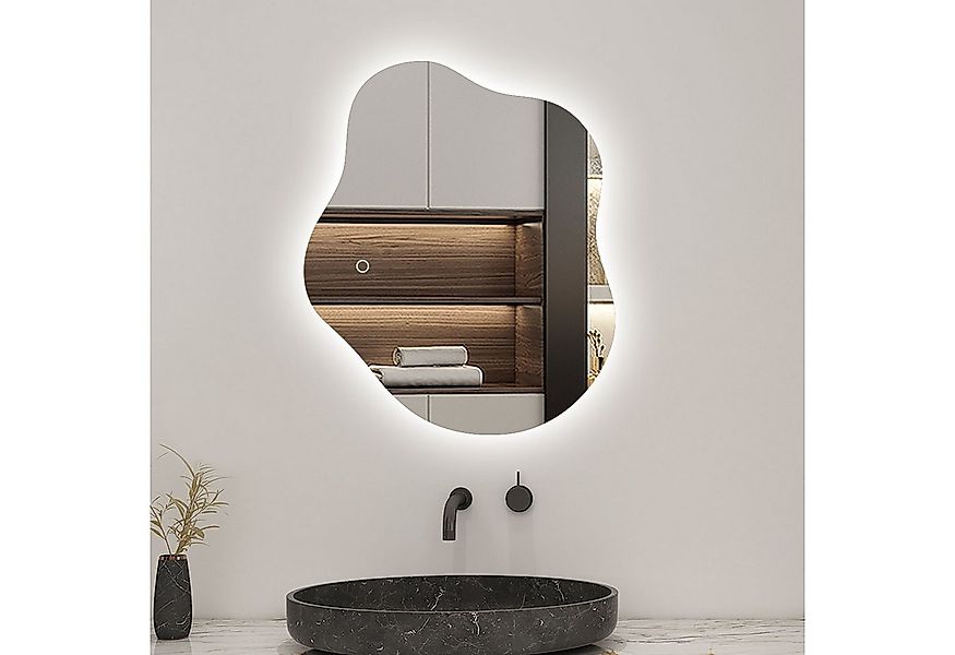 Aica Sanitär Badspiegel Asymmetrische Dekospiegel mit Antibeschlag Badezimm günstig online kaufen