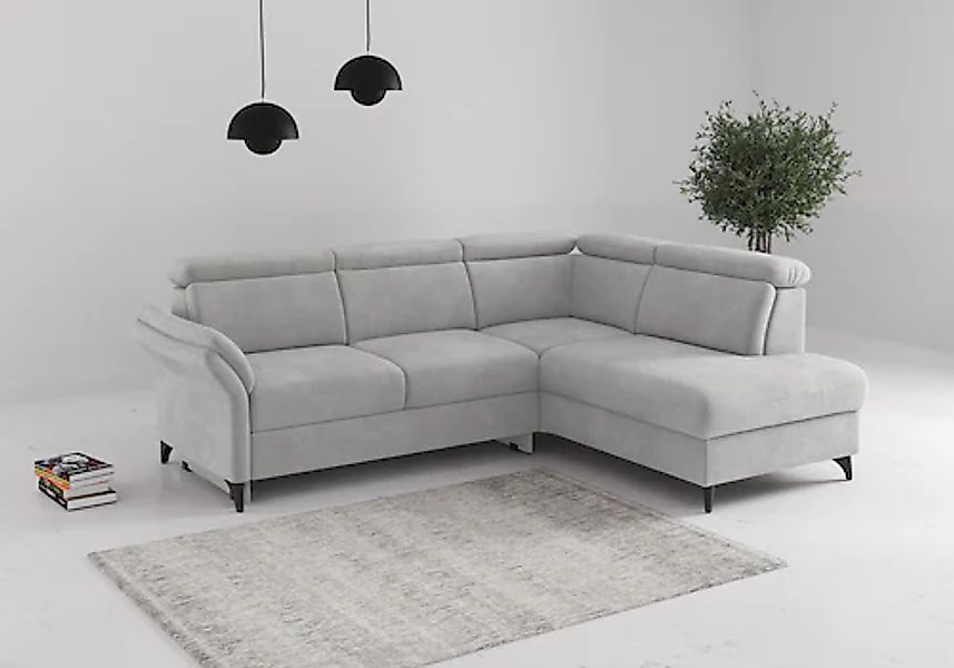 sit&more Ecksofa »Glendale« inkl. Kopfteilverstellung,wahlweise mit Vorzieh günstig online kaufen