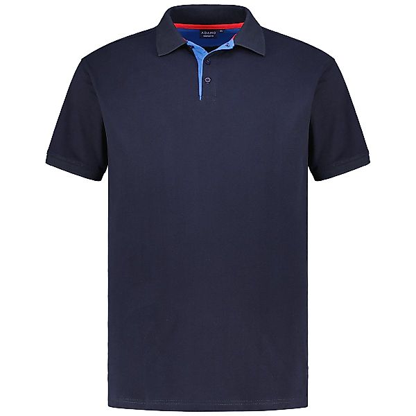 ADAMO Poloshirt mit Kontrastdetails Farbe dunkelblau Größe: 3XL günstig online kaufen