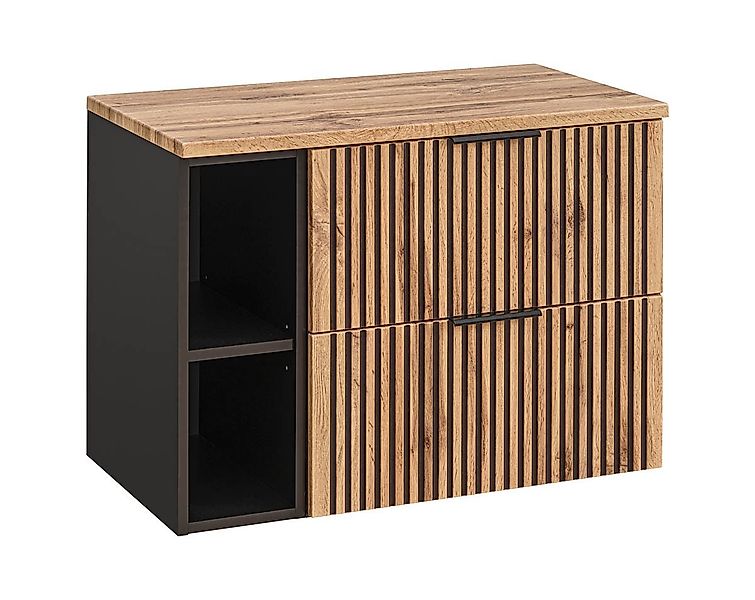 einfachgutemoebel Waschtisch-Set Bad Waschplatz Tribune 80cm, günstig online kaufen