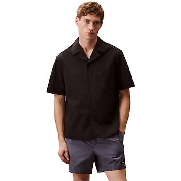 Calvin Klein Jeans  Kurzarm Hemdbluse Classic Short Sleeve Beach Shirt Blac günstig online kaufen