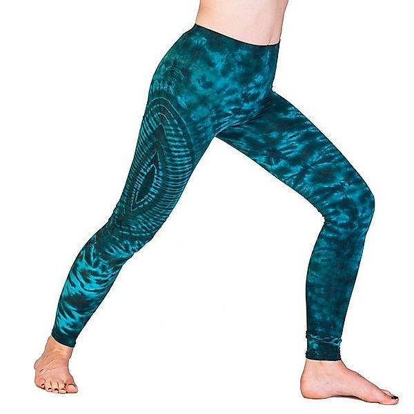 PANASIAM Leggings Unikat Batik Leggings 'Sonne' aus natürlicher Viskose Goa günstig online kaufen