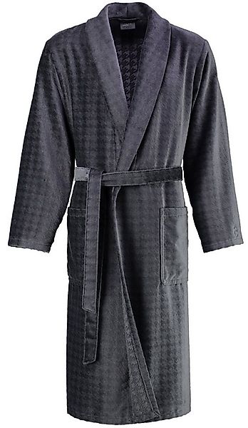 Cawö Herrenbademantel 1716, Langform, Baumwolle, Schalkragen, Gürtel, Schal günstig online kaufen
