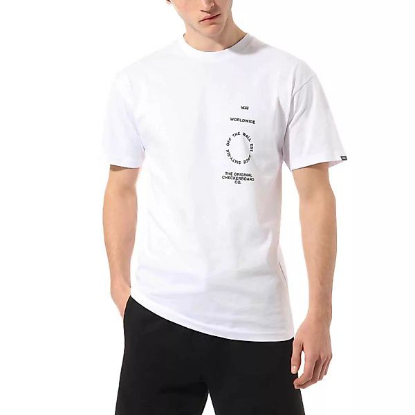 Vans Distortion Type Kurzärmeliges T-shirt M White günstig online kaufen
