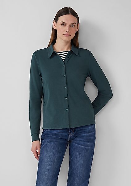 s.Oliver Langarmshirt Elastische Jerseybluse günstig online kaufen