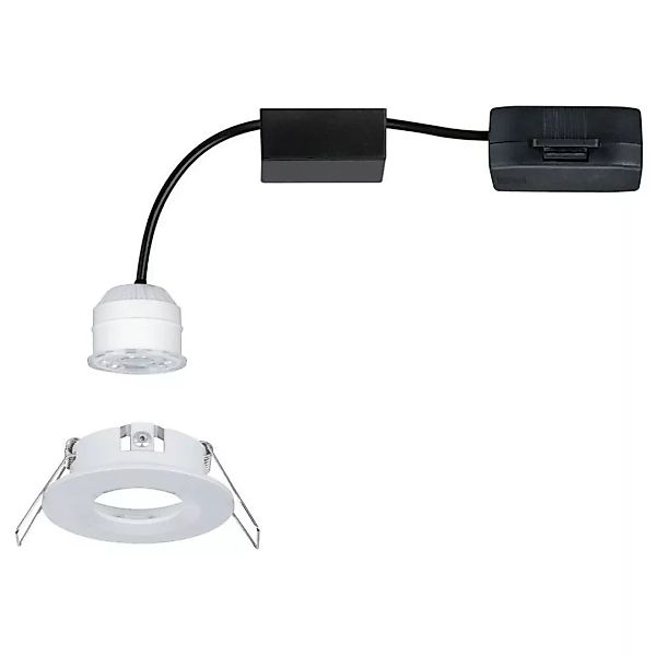 LED Einbauspot Nova Mini 310lm IP44 2700K Einzeln in Weiß-matt günstig online kaufen