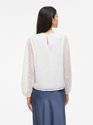 Vila Blusenshirt "VIMIKA O-NECK L/S TOP - NOOS" günstig online kaufen