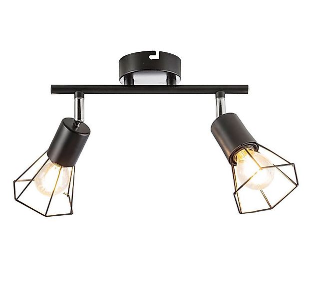 NOWA Deckenspot, Leuchtmittel nicht inklusive, Retro Deckenlampe Käfig Deck günstig online kaufen