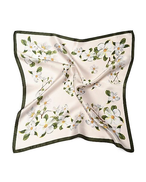 MayTree Seidentuch quadratisch,Jasminblüte 53x53 cm, Nickituch, Bandana-Sch günstig online kaufen